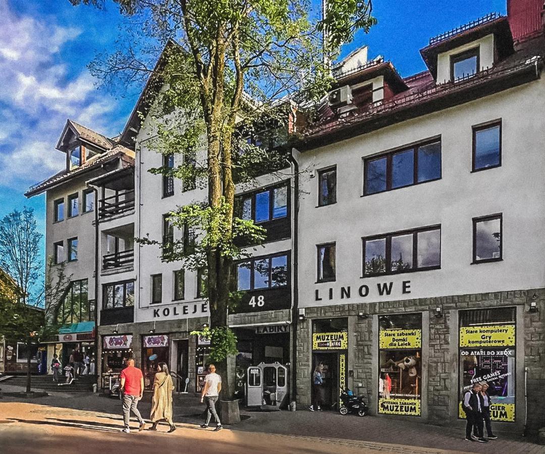 Апартаменты Apartament Z Widokiem Na Krupowki, Krupowki 48 "Budynek Polskich Kolei Linowych" Закопане Экстерьер фото